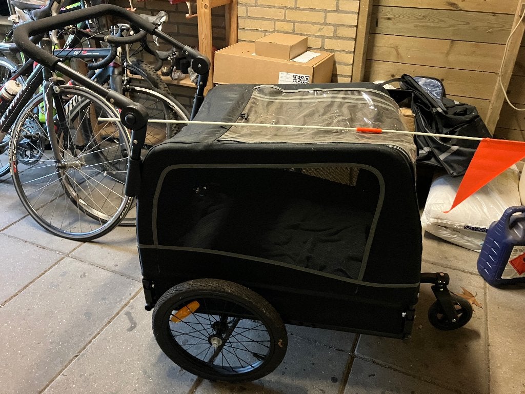 Honden fietskar, Ophalen, 20 tot 40 kg, Zo goed als nieuw, Hondenkar