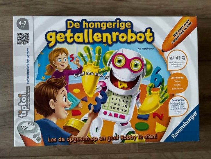 Ravensburger Tiptoi De Hongerige Getallenrobot, Kinderen en Baby's, Speelgoed | Educatief en Creatief, Ophalen, Zo goed als nieuw