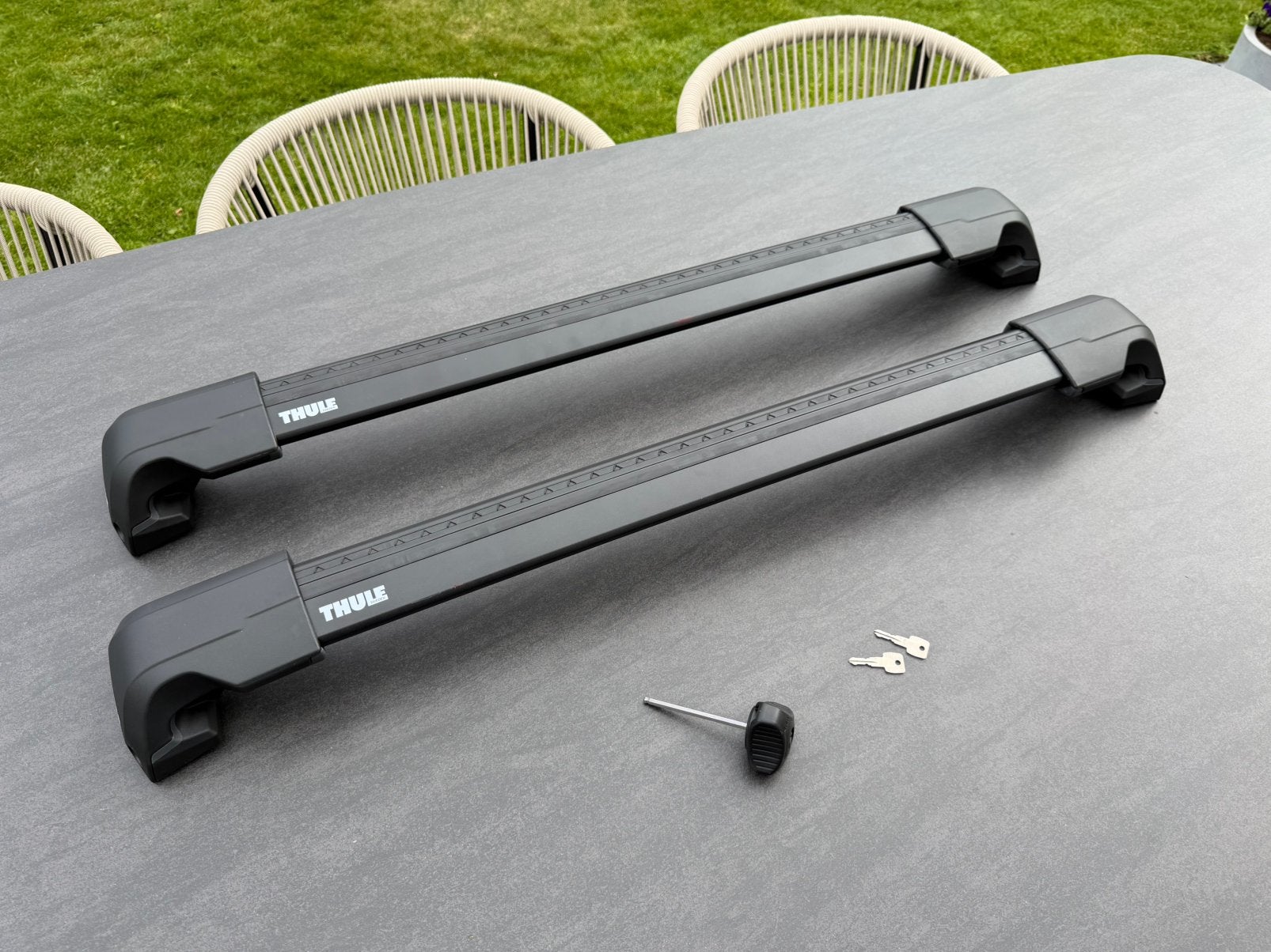 Thule WingBar Edge dakdragers 86 cm + voetenset 7206, Ophalen of Verzenden, Zo goed als nieuw