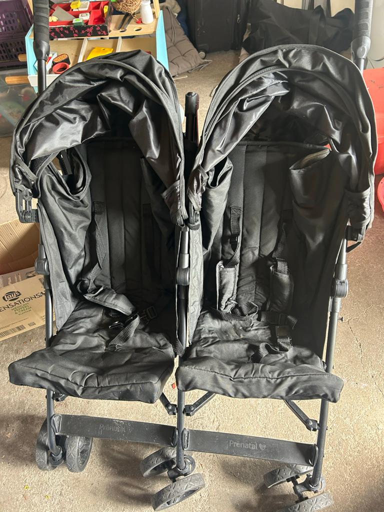 Prenatal dubbel kinderwagen, Ophalen of Verzenden, Gebruikt, Overige merken