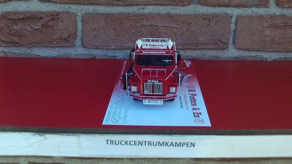 Tekno  Scania  141  6 x 2  van  J.  Peeters  en  Zn., Hobby en Vrije tijd, Modelauto's | 1:50, Ophalen of Verzenden, Nieuw, Bus of Vrachtwagen
