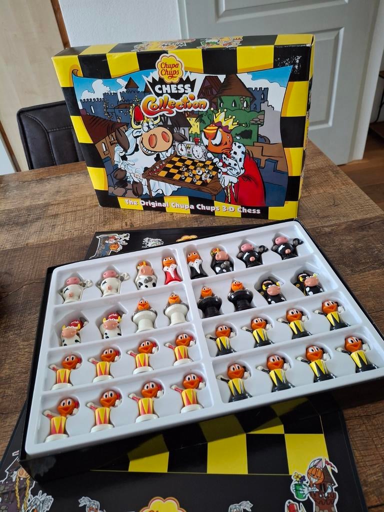 Chupa Chups Schaakspel - Complete Collectie, Ophalen of Verzenden, Zo goed als nieuw, Schaken
