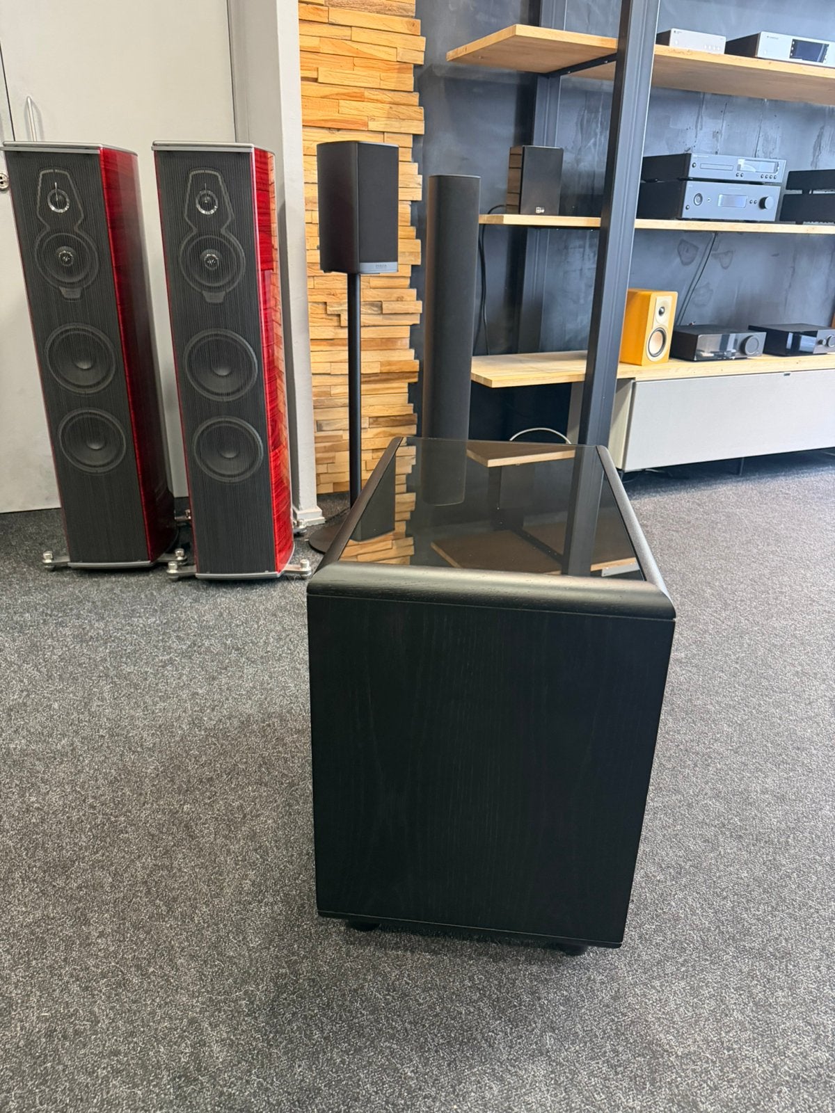Rel stentor 3, Ophalen of Verzenden, Zo goed als nieuw, Subwoofer, Overige merken
