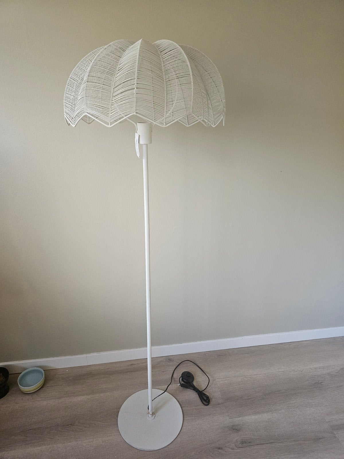 vloerlamp light and living cream palm, Ophalen, 150 tot 200 cm