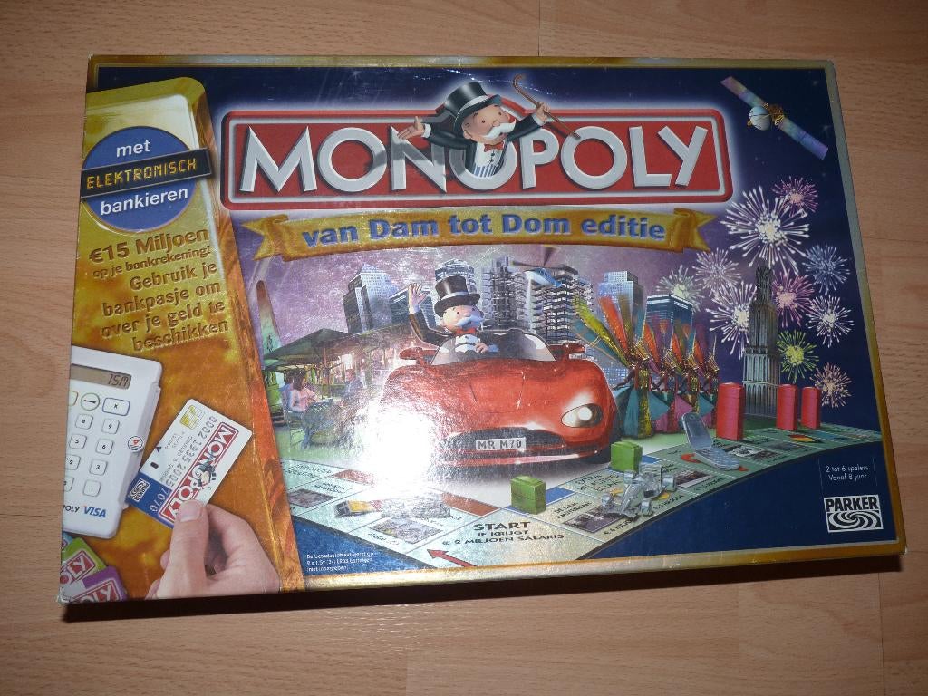 Monopoly van Dam tot Dom editie bordspel, Ophalen, Gebruikt