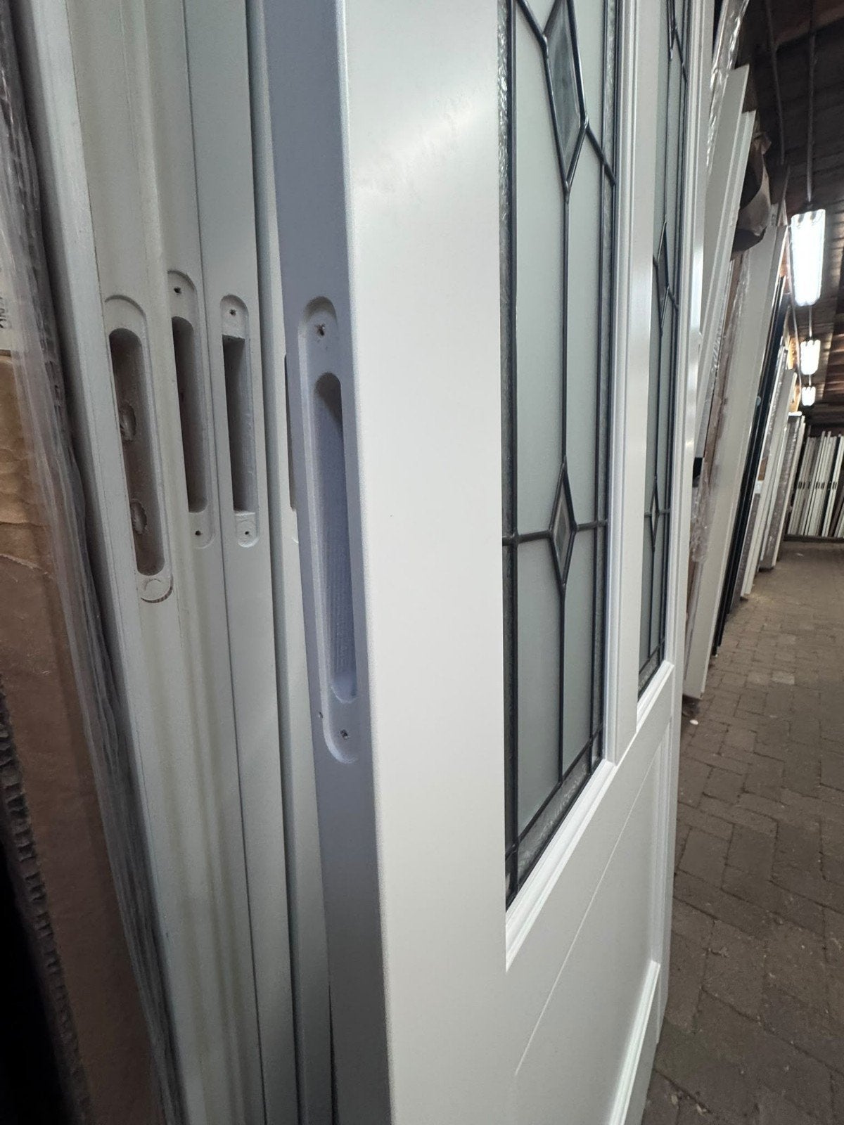 83x201,5cm stomp binnendeur glas in lood ZW2, Doe-het-zelf en Verbouw, Ophalen, ., Binnendeur, Nieuw