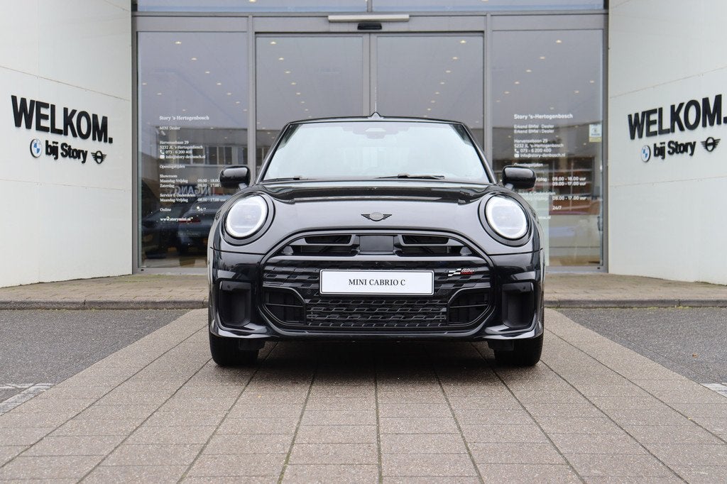 MINI Cabrio Cooper C Automaat / John Cooper Works / Pakket X, 1998 cc, 15 km/l, Zwart, Cabriolet