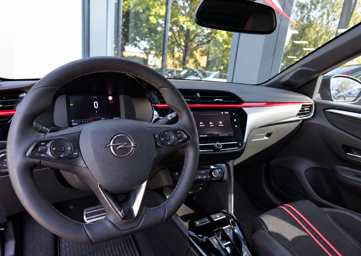 Opel CORSA 1.2 GS Line NAVI CAM LED VOL, Dealer onderhouden, Stof, Gebruikt, 1199 cc