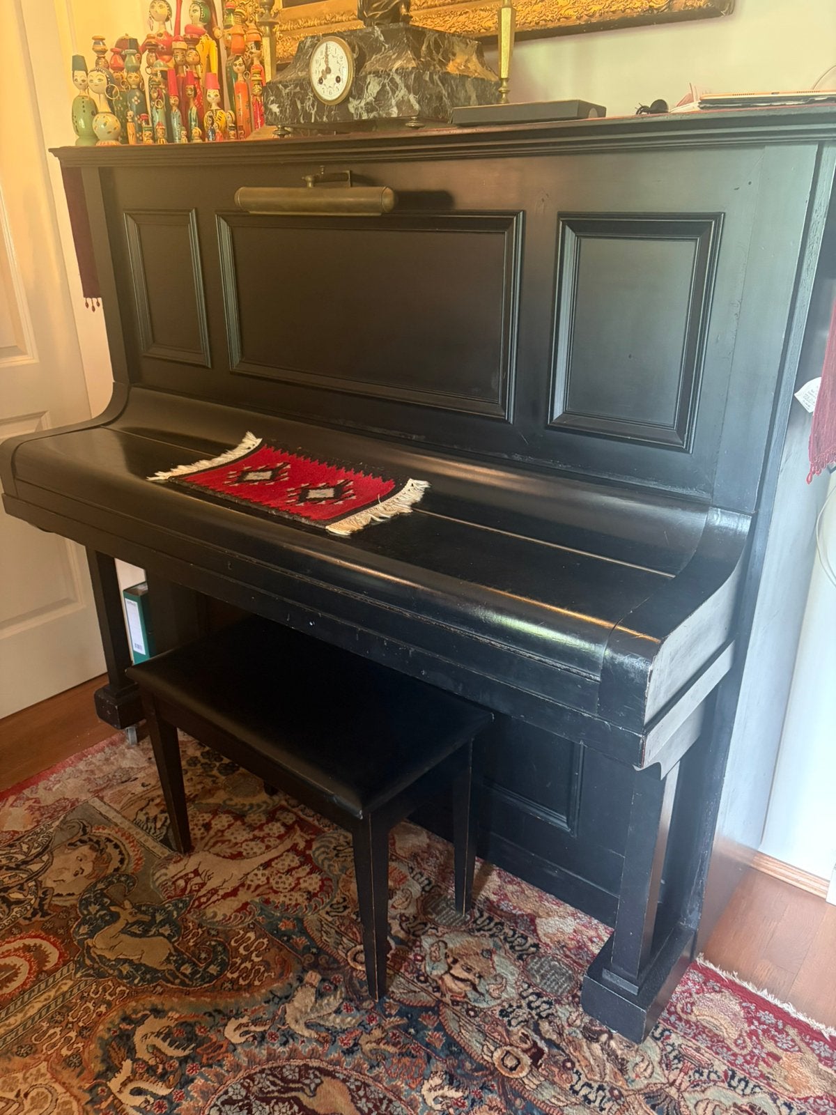 Steinbach piano te koop, Muziek en Instrumenten, Ophalen, Gebruikt, Zwart, Piano