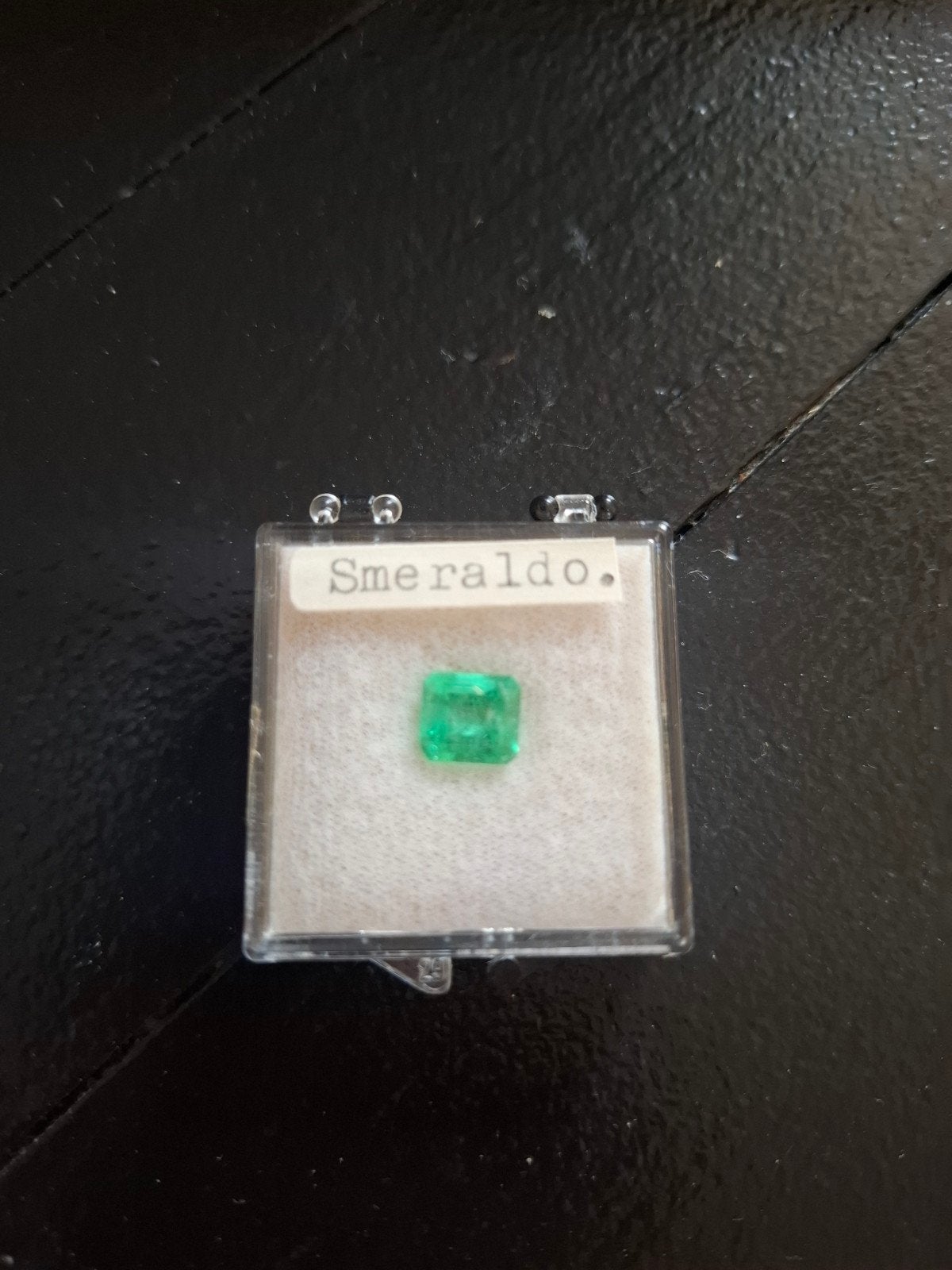 Smeraldo Cosques Colombia Smaragd 1.69 Ct, Ophalen of Verzenden, Gebruikt