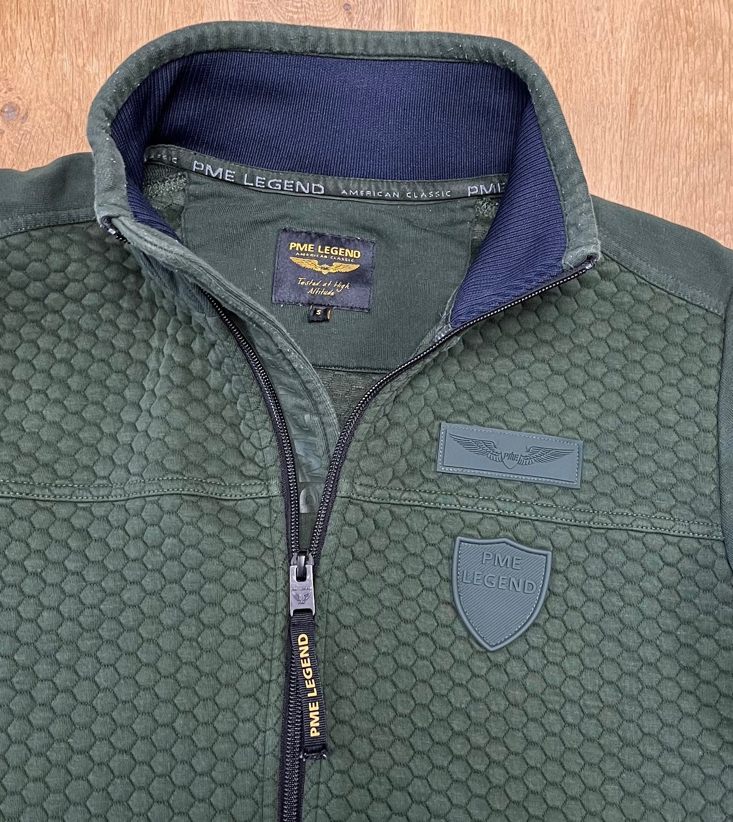 PME Legend vest jack donkergroen - Maat S, Ophalen of Verzenden, Zo goed als nieuw, Maat 46 (S) of kleiner, Groen