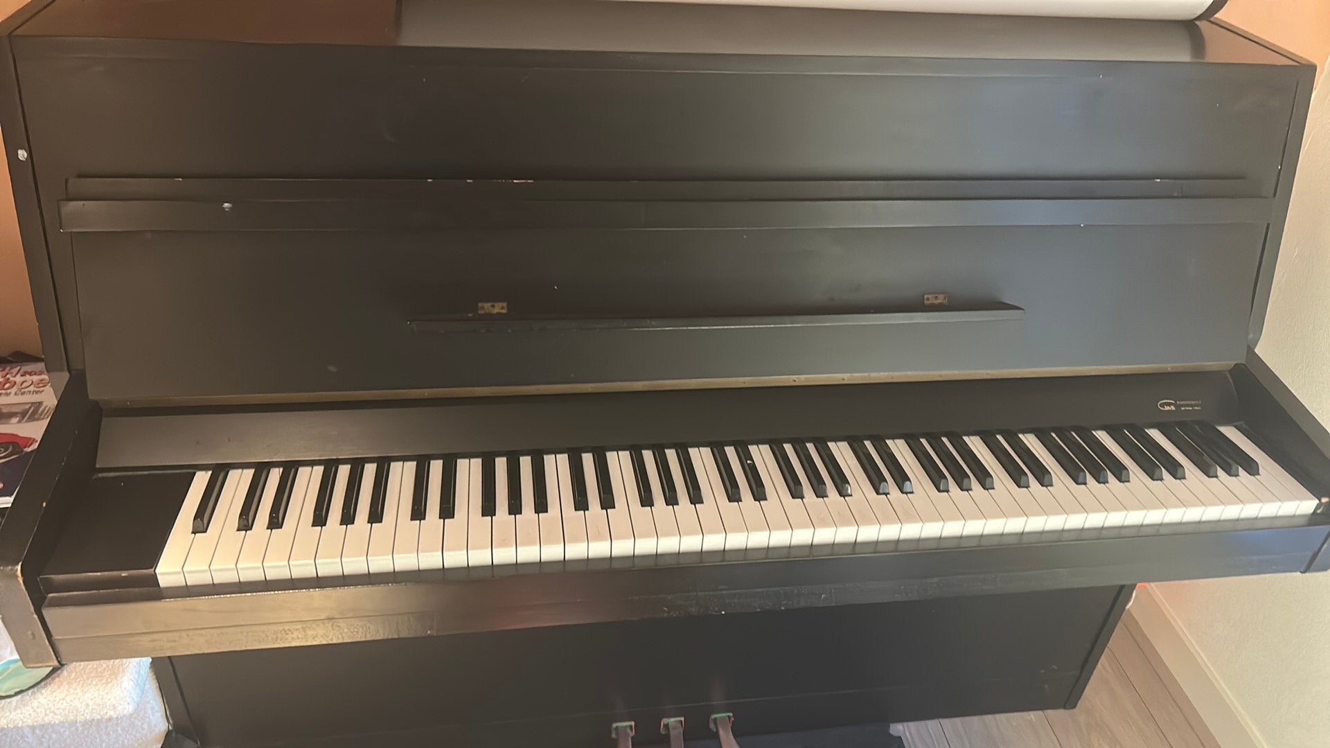 2e hands piano, Ophalen, Gebruikt, Zwart, Piano
