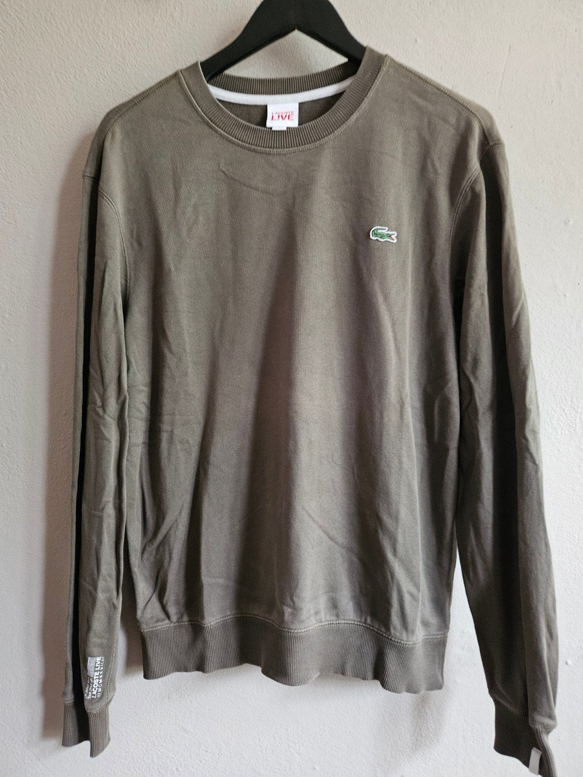 Lacoste Live sweater maat M - Olijfgroen, Overige kleuren, Maat 48/50 (M), Lacoste, Ophalen of Verzenden