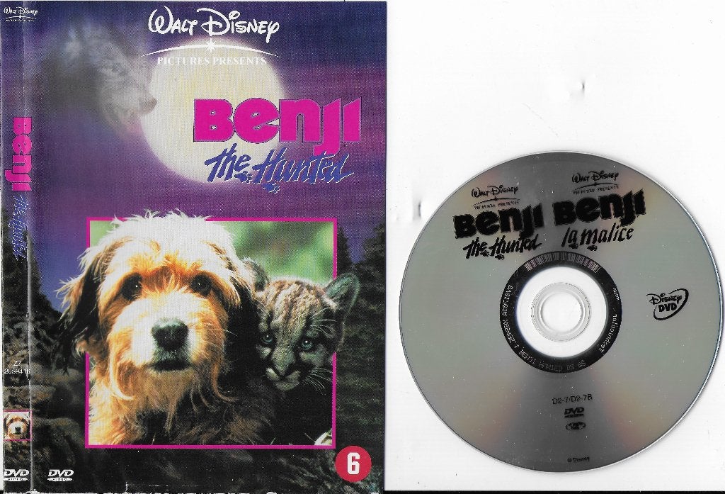 Dvd : benji: the hunted walt disney film, Alle leeftijden, Ophalen of Verzenden, Zo goed als nieuw