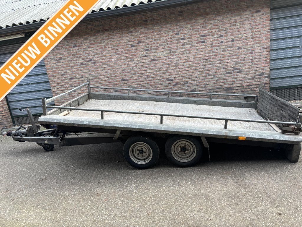 Hapert Machinetransporter oprijwagen aanhanger aanhangwagen, Auto diversen, Gebruikt