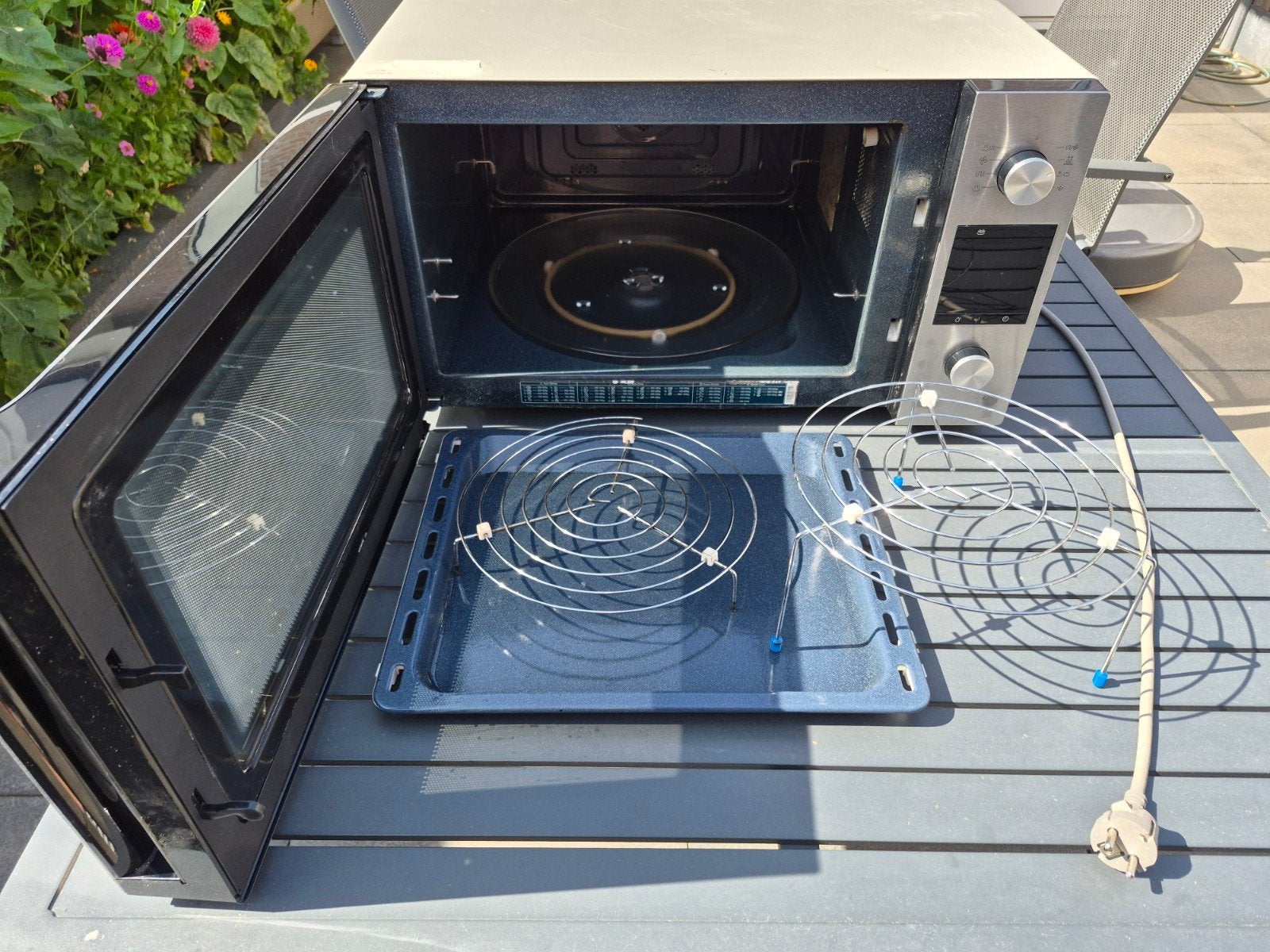 Samsung Combimagnetron, Ophalen, Combimagnetron, Zo goed als nieuw, Draaiplateau