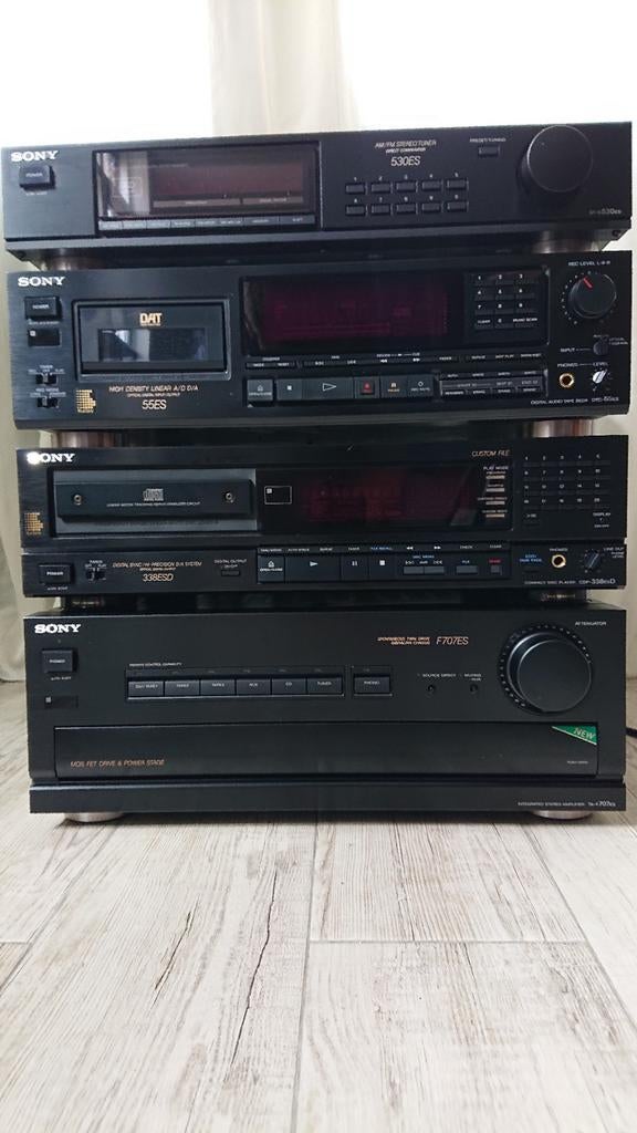 Sony ES Toren: Hoogwaardige Audio Set, Audio, Tv en Foto, Stereo-sets, Gebruikt, Sony, Tuner of Radio, Losse componenten