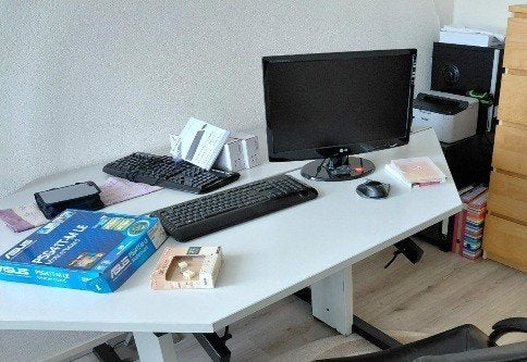 Desktop PC-set met Windows 7, printer+toner+monitor+inst.cd', Gebruikt, HDD, Onbekend, Met monitor