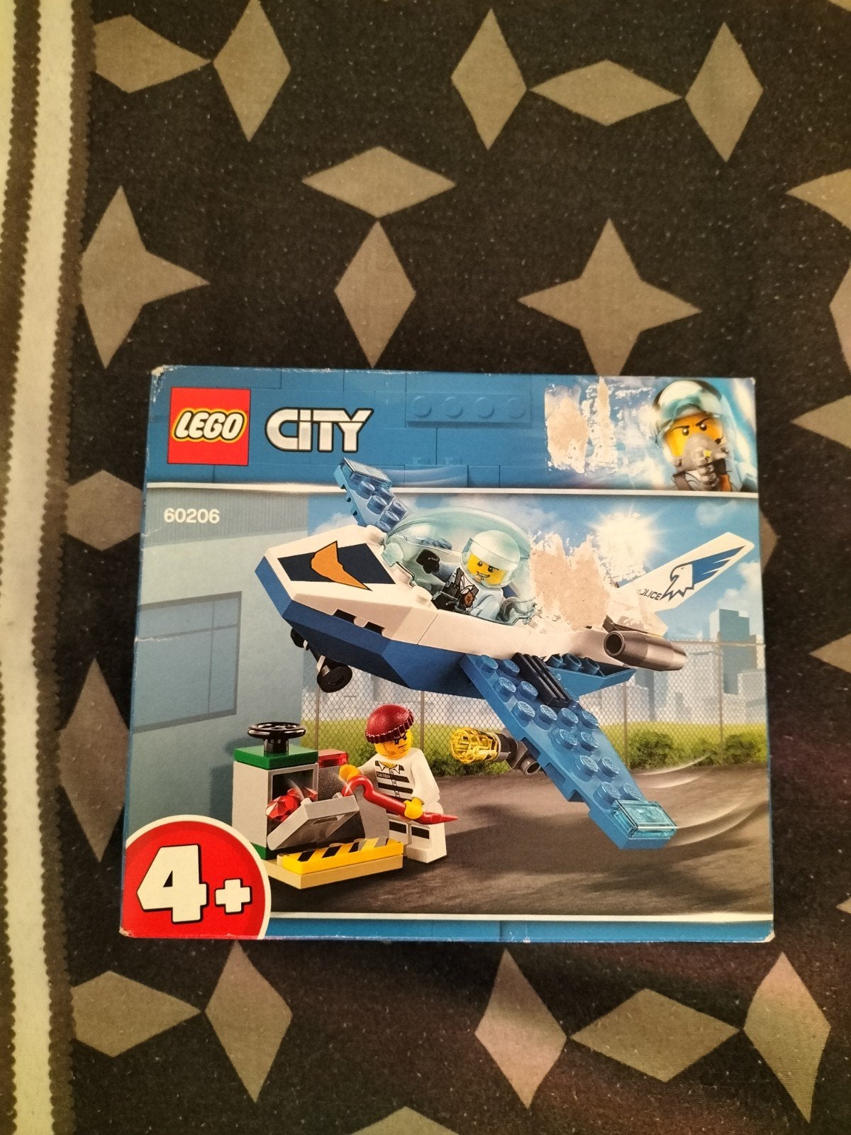 LEGO City 60206 Sky Police Jet Patrouille, City, Lego, Ophalen of Verzenden, Zo goed als nieuw