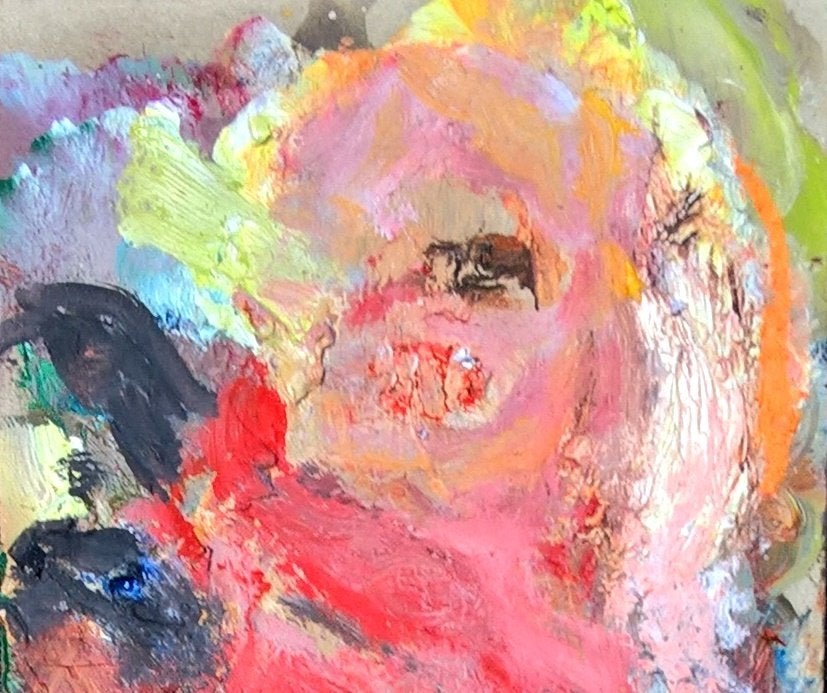 WILLEM DE KOONING oil on panel '' Female Dancer'', Verzenden