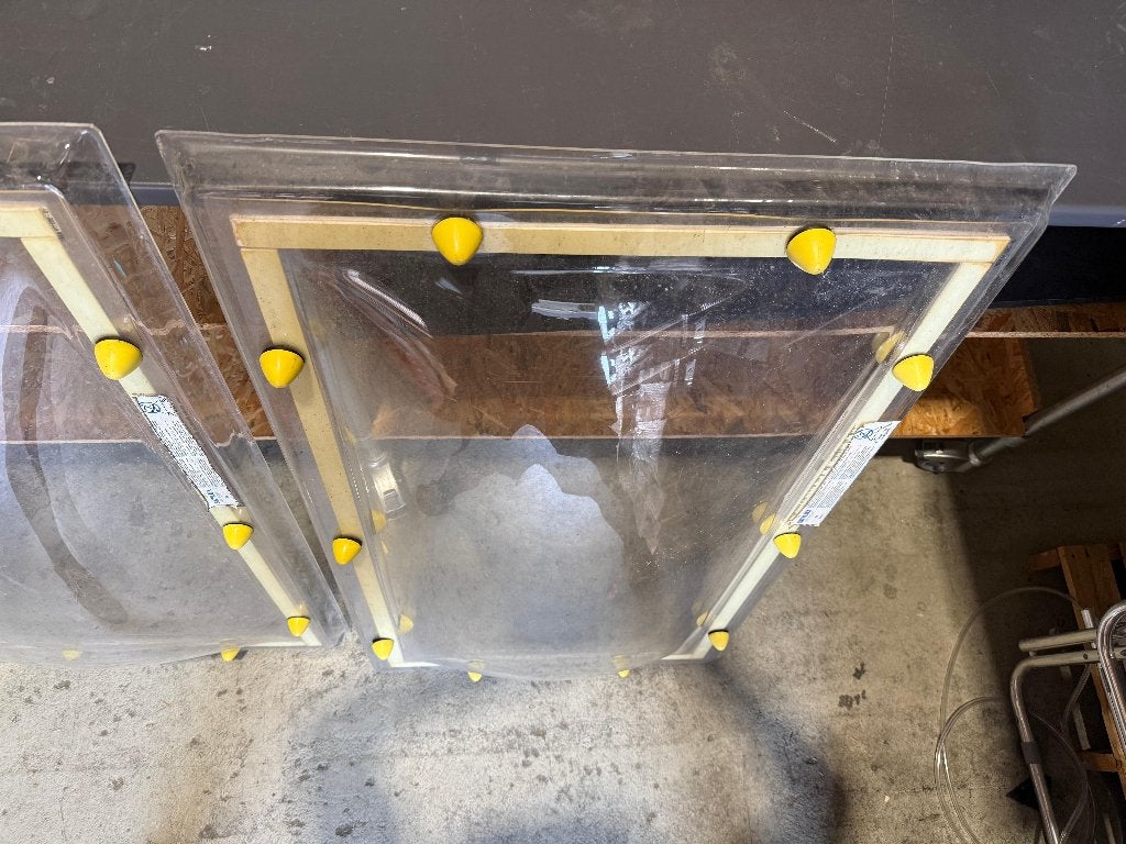2x Skylux Lichtkoepel / Bolkoepel voor Plat Dak – ca. 68x118, Ophalen, Minder dan 80 cm, 80 tot 120 cm, Nieuw