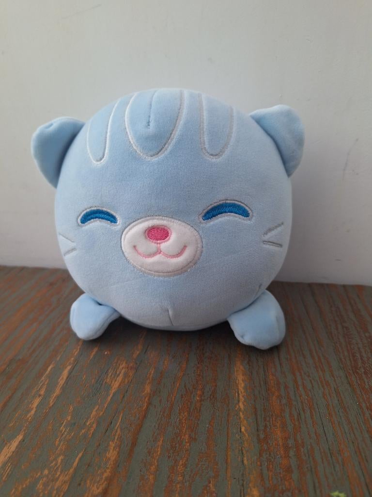 Knuffel 15 cm, Overige typen, Blauw, Ophalen of Verzenden, Zo goed als nieuw