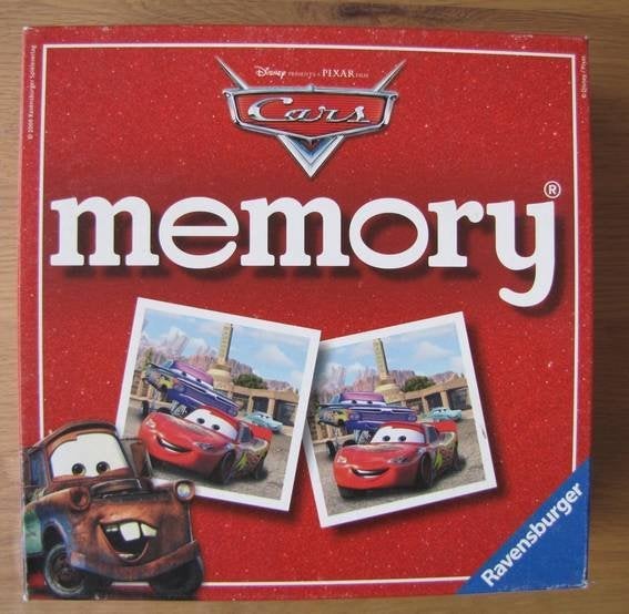 Disney Pixar Cars Memory spel Ravensburger, Vijf spelers of meer, Ophalen of Verzenden, Zo goed als nieuw, Ravensburger