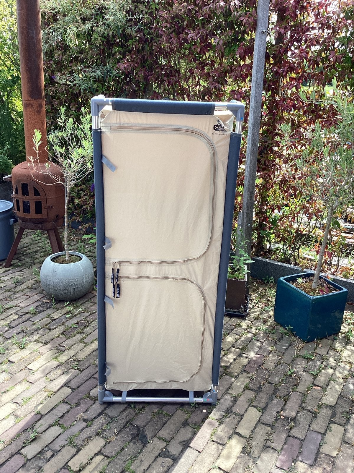 Defa, 2x opvouwbare campingkast met planken, Caravans en Kamperen, Ophalen, Gebruikt