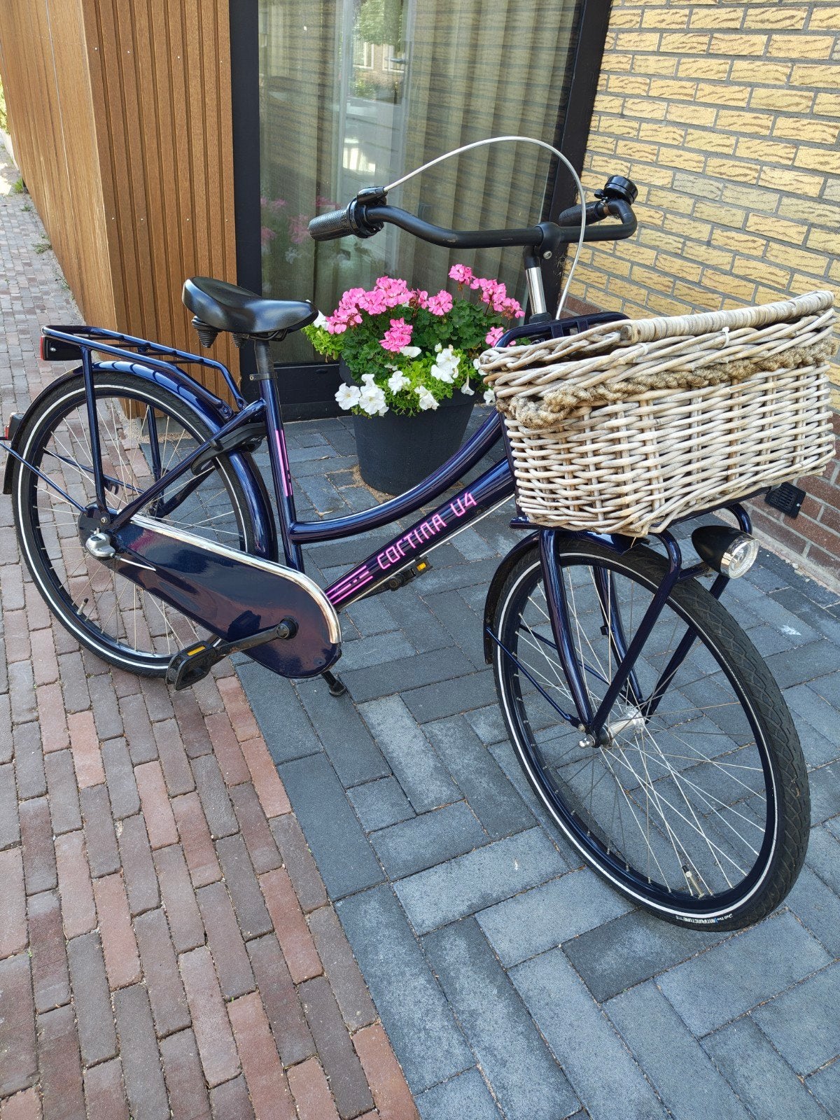 Cortina U4 meisjesfiets transportmodel, Terugtraprem, 53 tot 56 cm, Versnellingen, Zo goed als nieuw