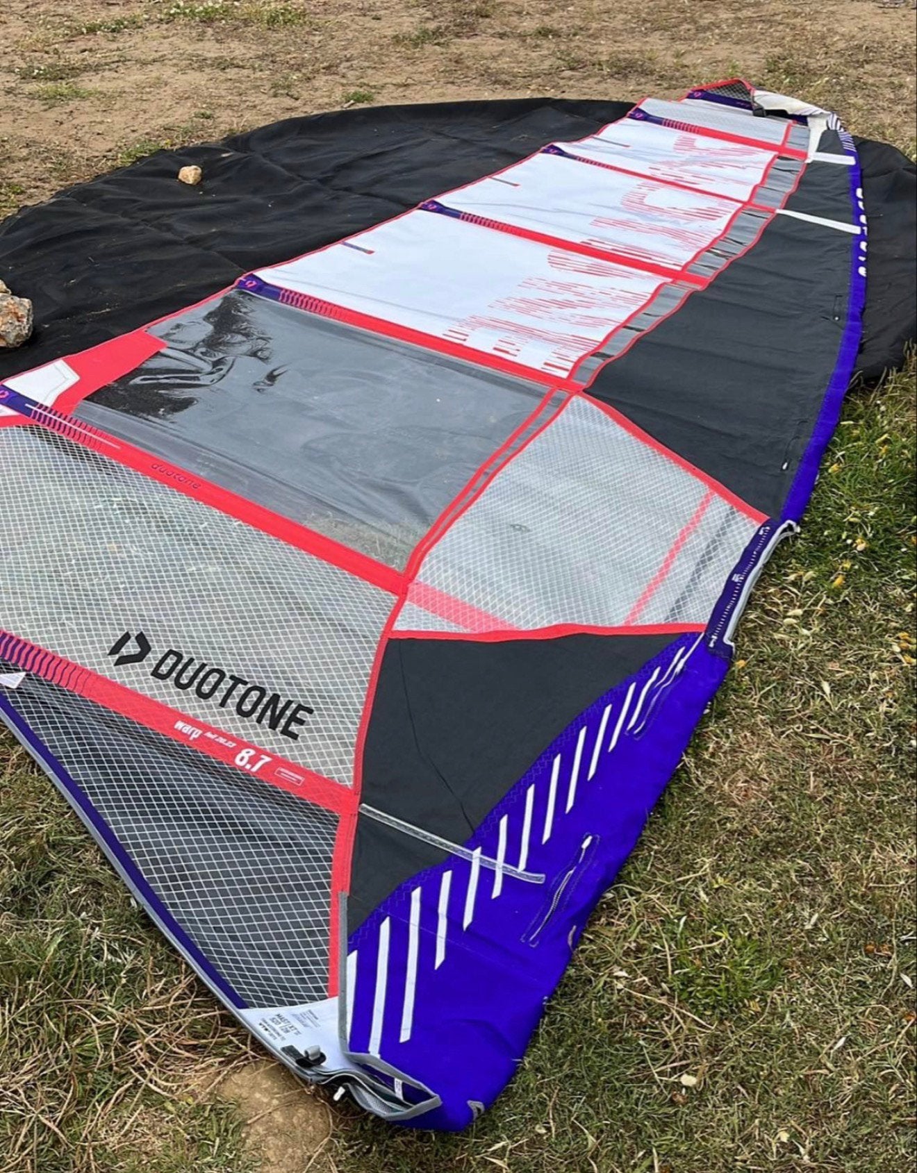 Warp foil duotone, Ophalen, Zo goed als nieuw, Minder dan 250 cm, Zeil