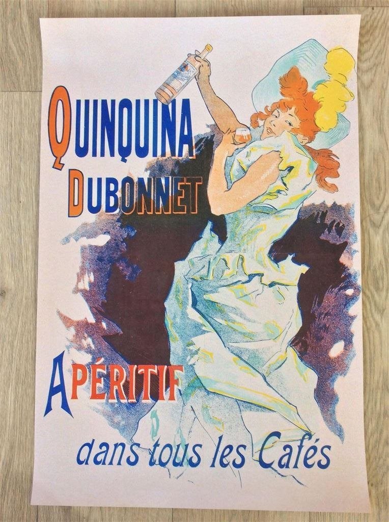 JULES CHERET Quinquina Affiche Poster jugendstil, Verzenden, Overige typen