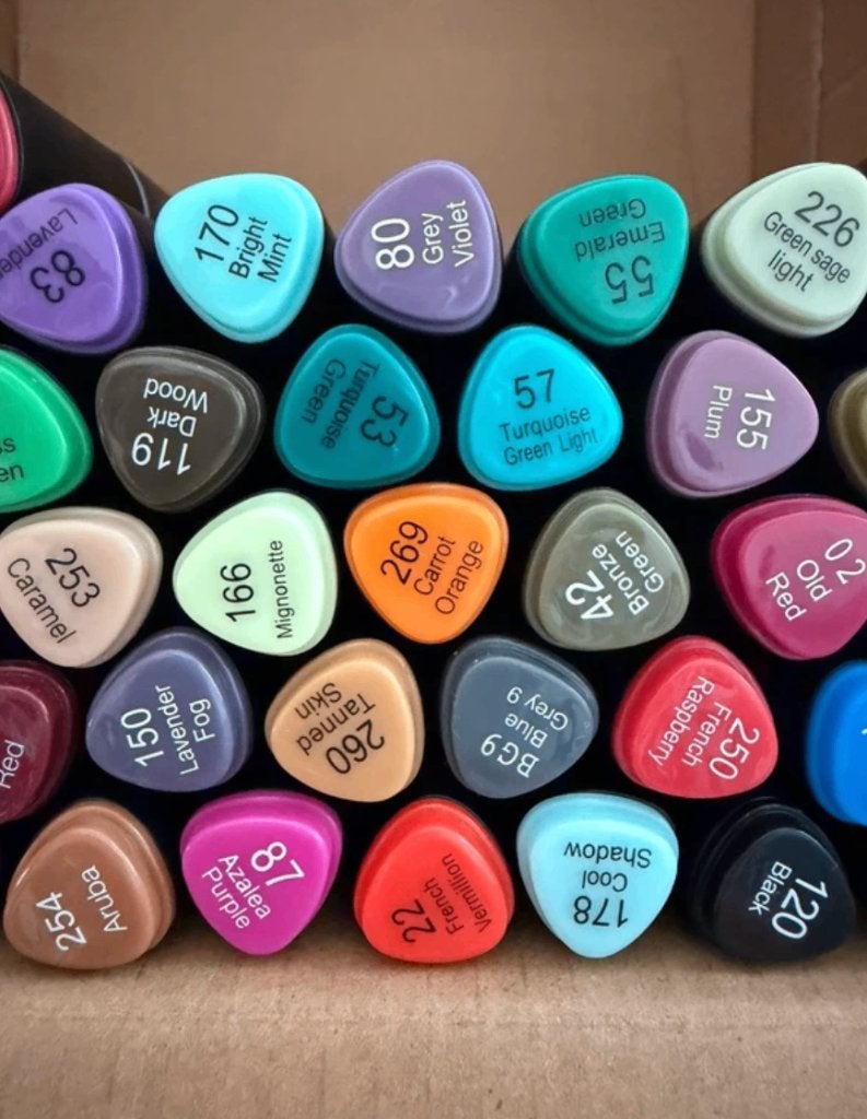 Action alcohol markers van Decotime 39 stuks, Verzenden, Nieuw, Potlood of Stift