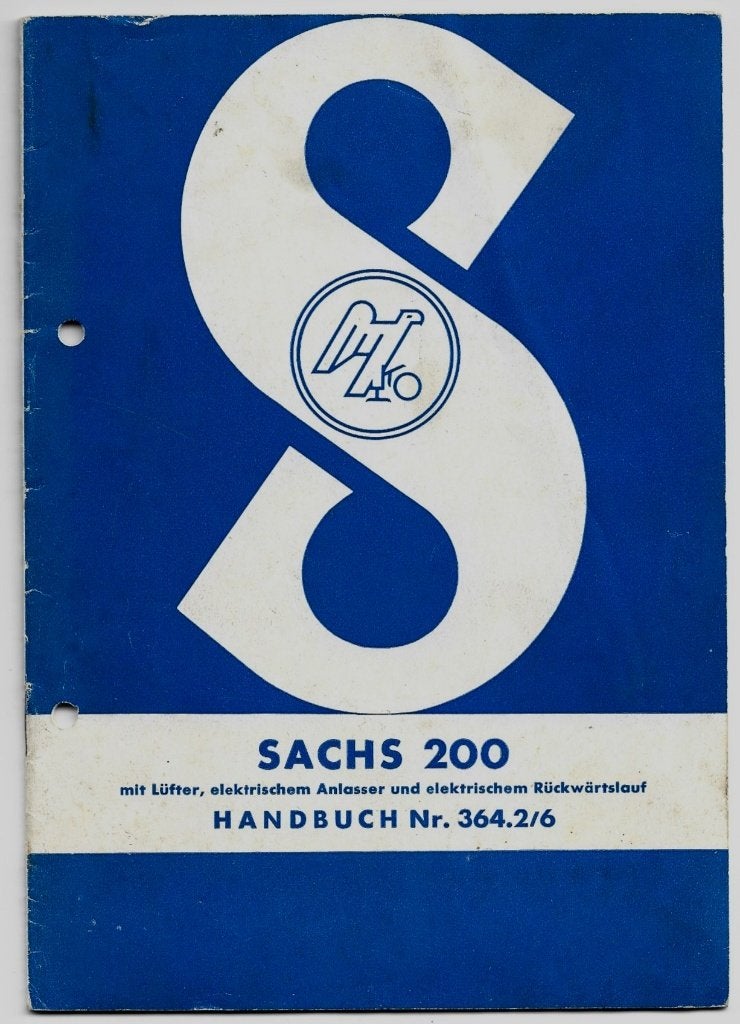Sachs 200 Handbuch handboek (7217z), Verzenden, Overige merken