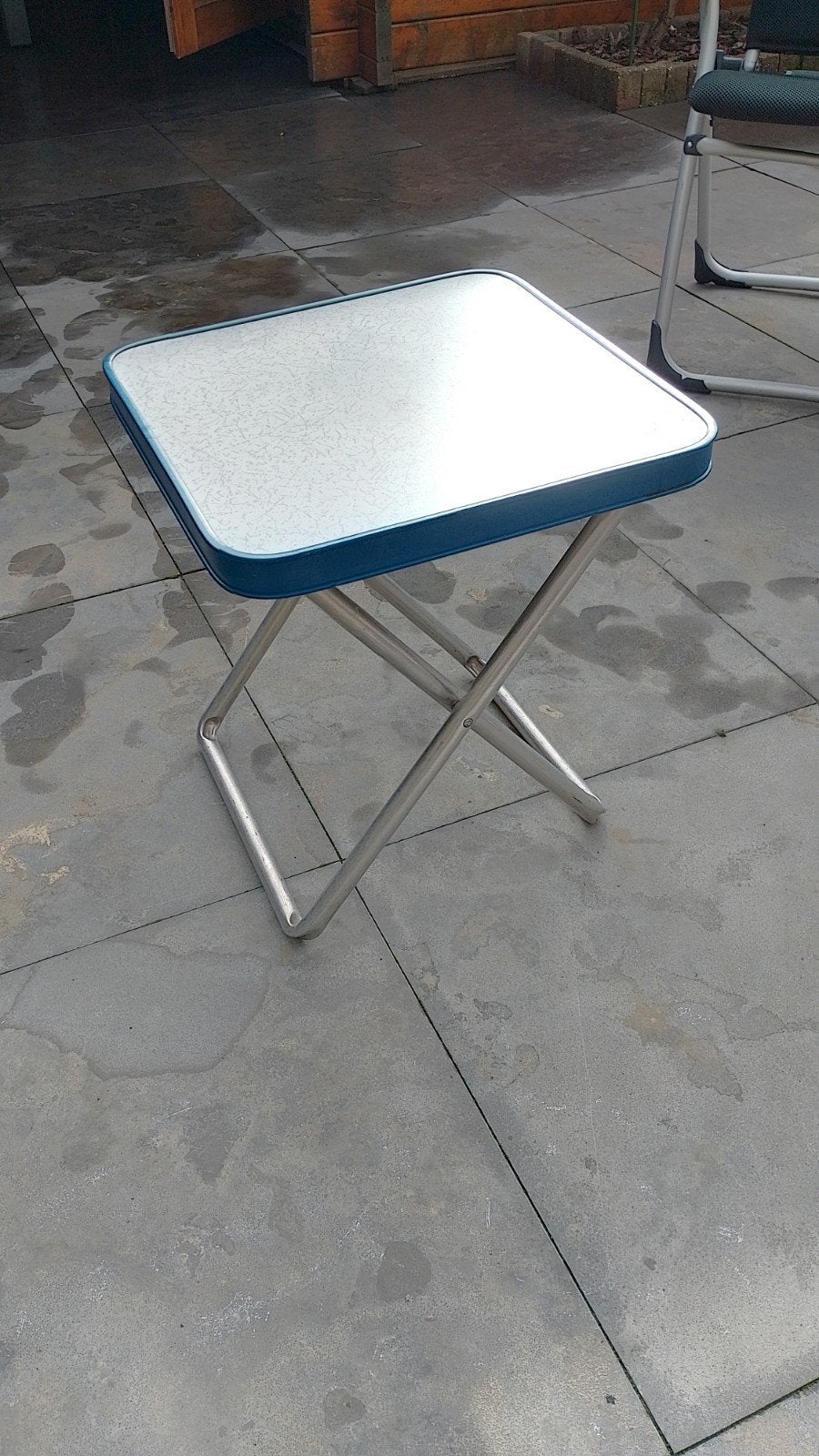 Campingstoel en campingtafel, inklapbaar, Ophalen of Verzenden, Gebruikt, Campingstoel