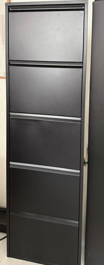 Metalen schoenenkast 5 vaks voor 10 paar schoenen, Huis en Inrichting, Kasten | Schoenenkasten, Ophalen, Gebruikt