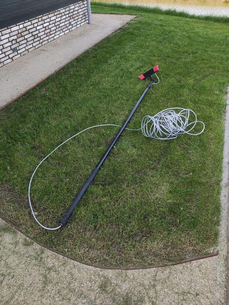 Telescoopsteel met borstel (7 meter), Ophalen, 20 m² of meer