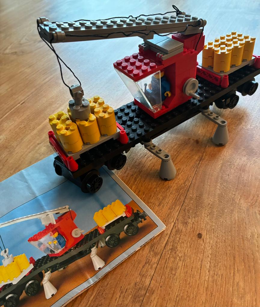 Lego 7817 kraanwagen trein, Ophalen of Verzenden