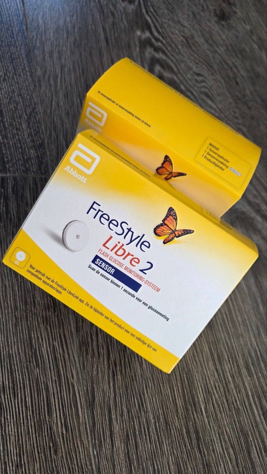 2x Freestyle Libre 2 sensor, Ophalen of Verzenden, Gehele gezicht