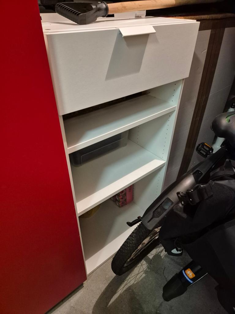 2 IKEA Platsa kasten met 2 planken, een lade en bovenblad, Ophalen