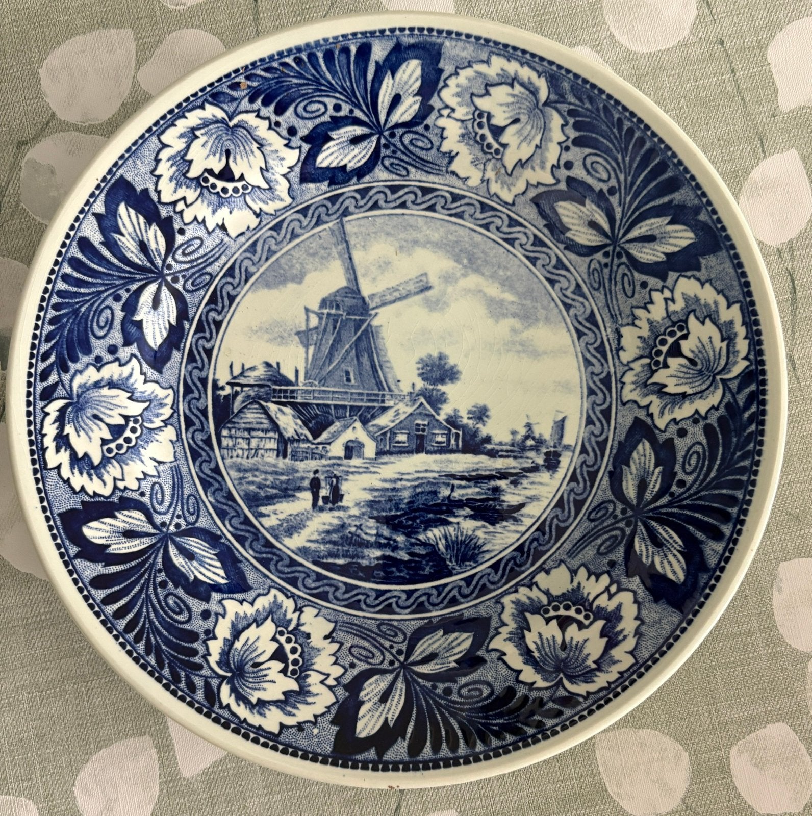 6 mooie delftsblauwe wandborden zgan, Antiek en Kunst, Ophalen of Verzenden