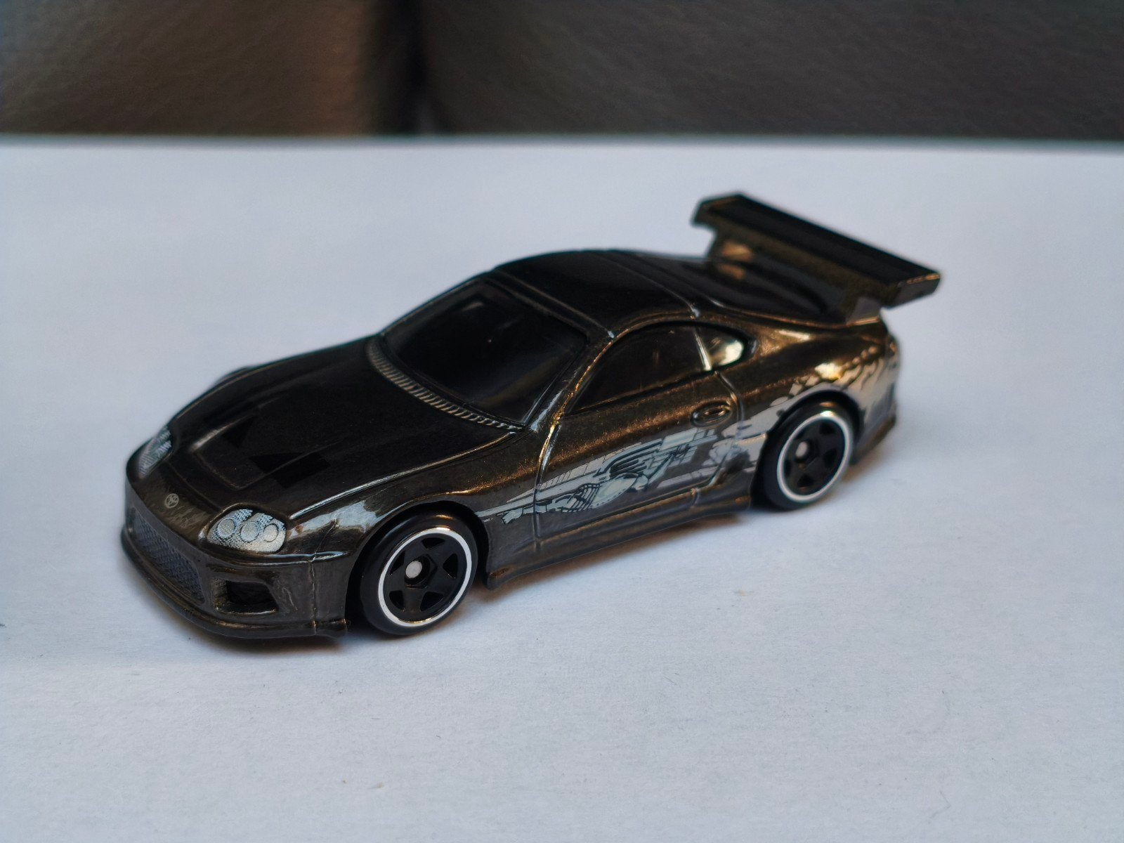 Hot Wheels Silver Series Toyota Supra metal base, Ophalen of Verzenden, Nieuw, Auto