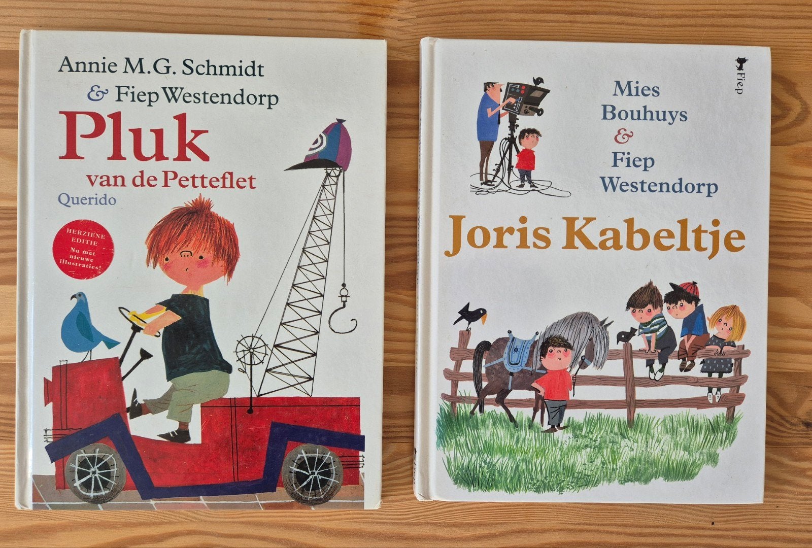 Pluk van de Petteflet & Joris Kabeltje - Annie M.G. Schmidt, Ophalen of Verzenden, Gelezen, Annie M.G. Schmidt, Mies Bouhuys, Fiep Westendorp