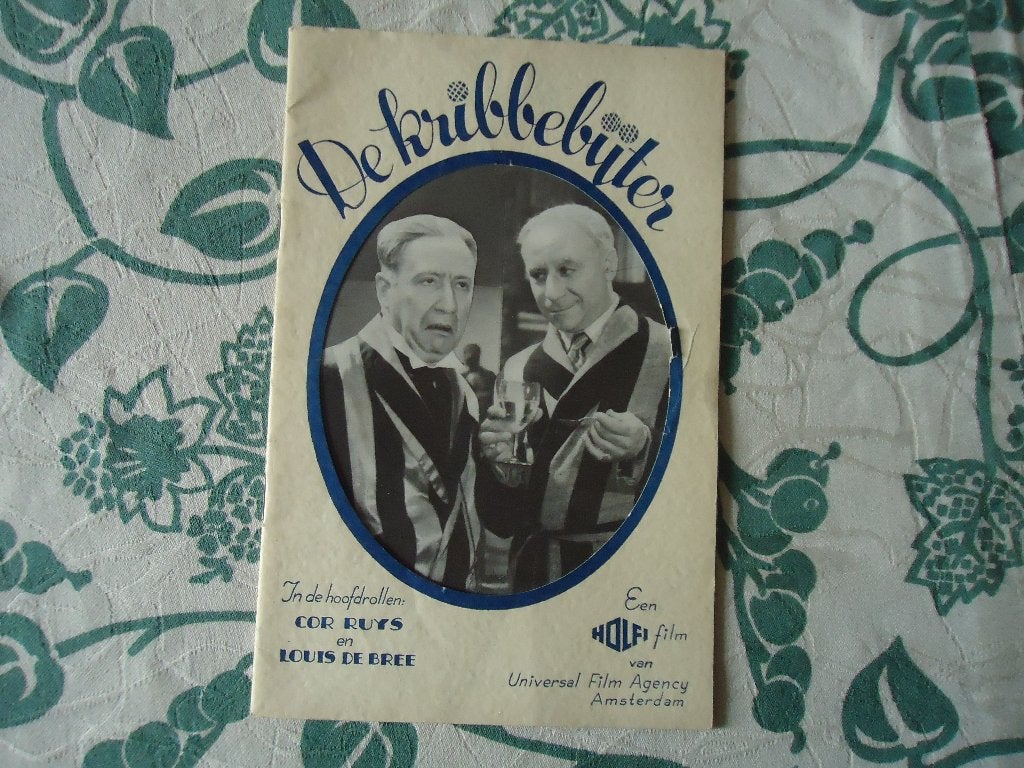 1935 De Kribbebijter Cor Ruys Louis de Bree Mary Dresselhuys, Ophalen of Verzenden, Zo goed als nieuw, Film, Overige typen