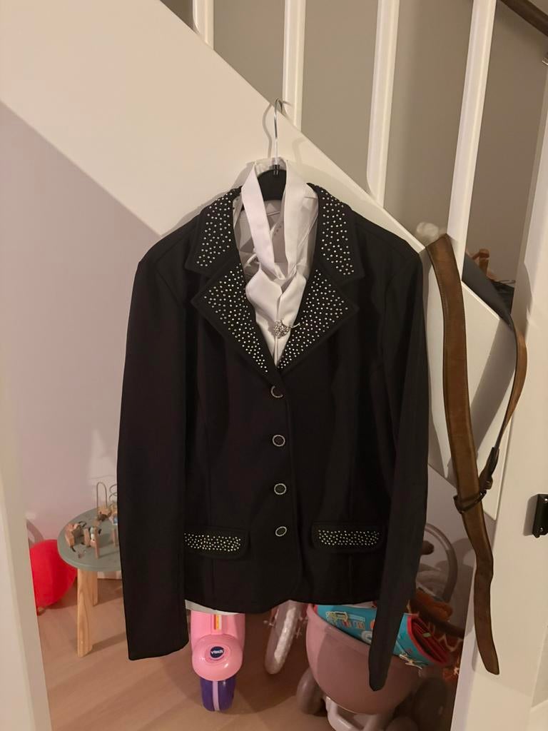 Wedstrijdjasje, Dieren en Toebehoren, Paardrijkleding, Ophalen of Verzenden, Zo goed als nieuw, Dressuur, Bovenkleding