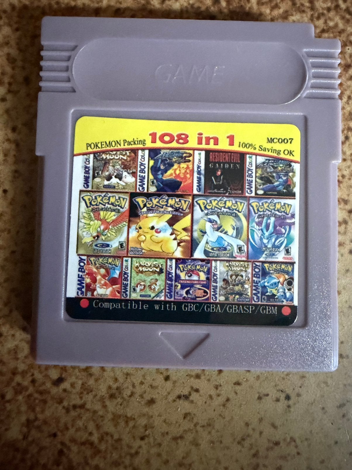 Nieuwe 108-in-1 Game Boy Cartridge – Speel alle klassiekers!, Nintendo, Nintendo, 1 speler, Nieuw