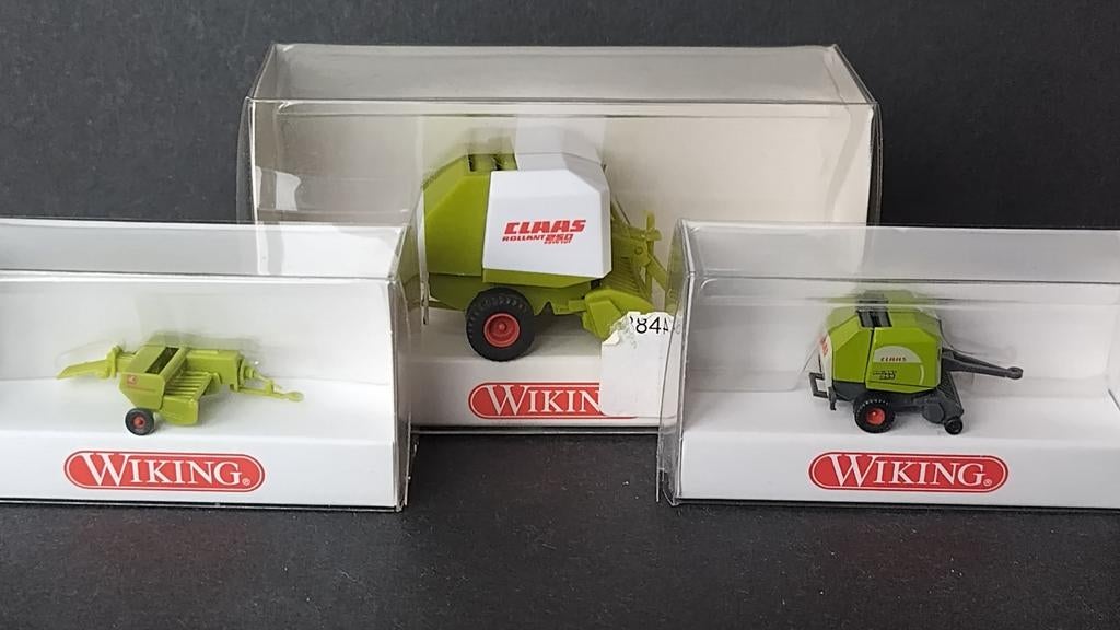 Claas Agrarische werktuigen balen pers 1:160 N Wiking Pol, Verzenden, Tractor of Landbouw, Wiking@wiking.de, Unter den Eichen 8 Berlin Germany
