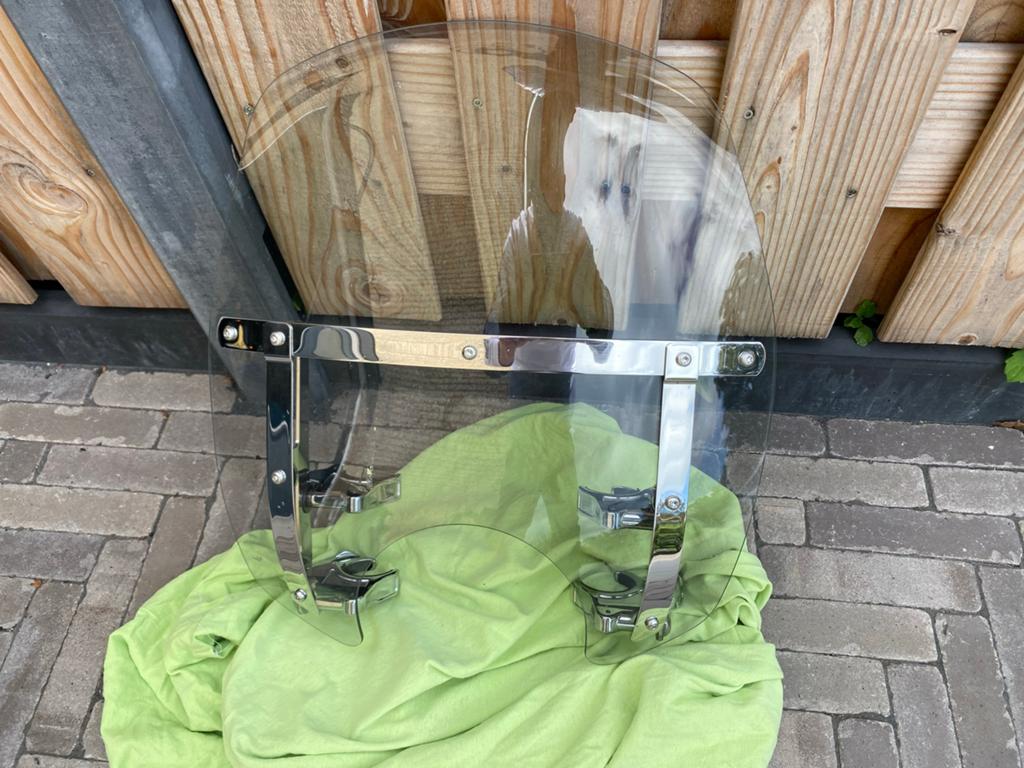 Afneembaar windscherm Harley Davidson, Motoren, Ophalen, Gebruikt