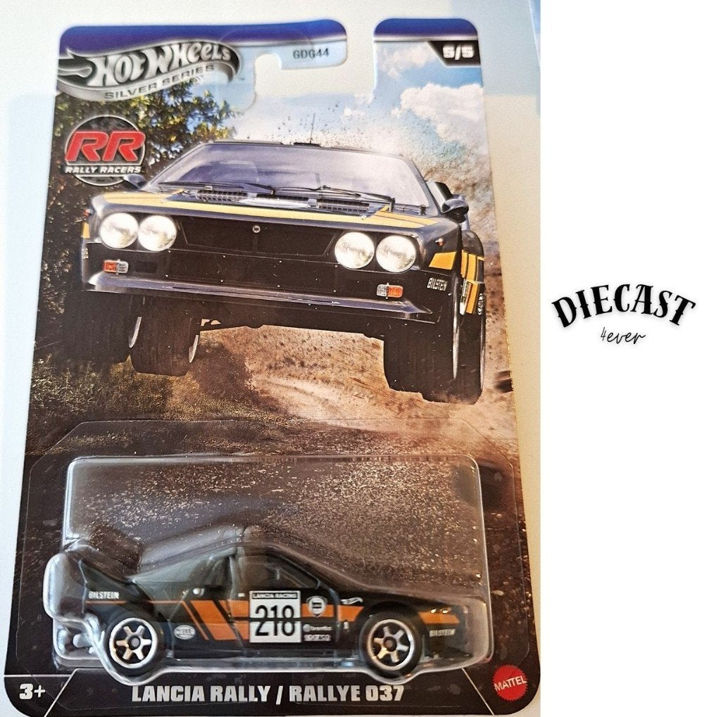 Hot Wheels Lancia Rally 037 Silver serie Rally Racers, Chase, Ophalen, Nieuw, Auto