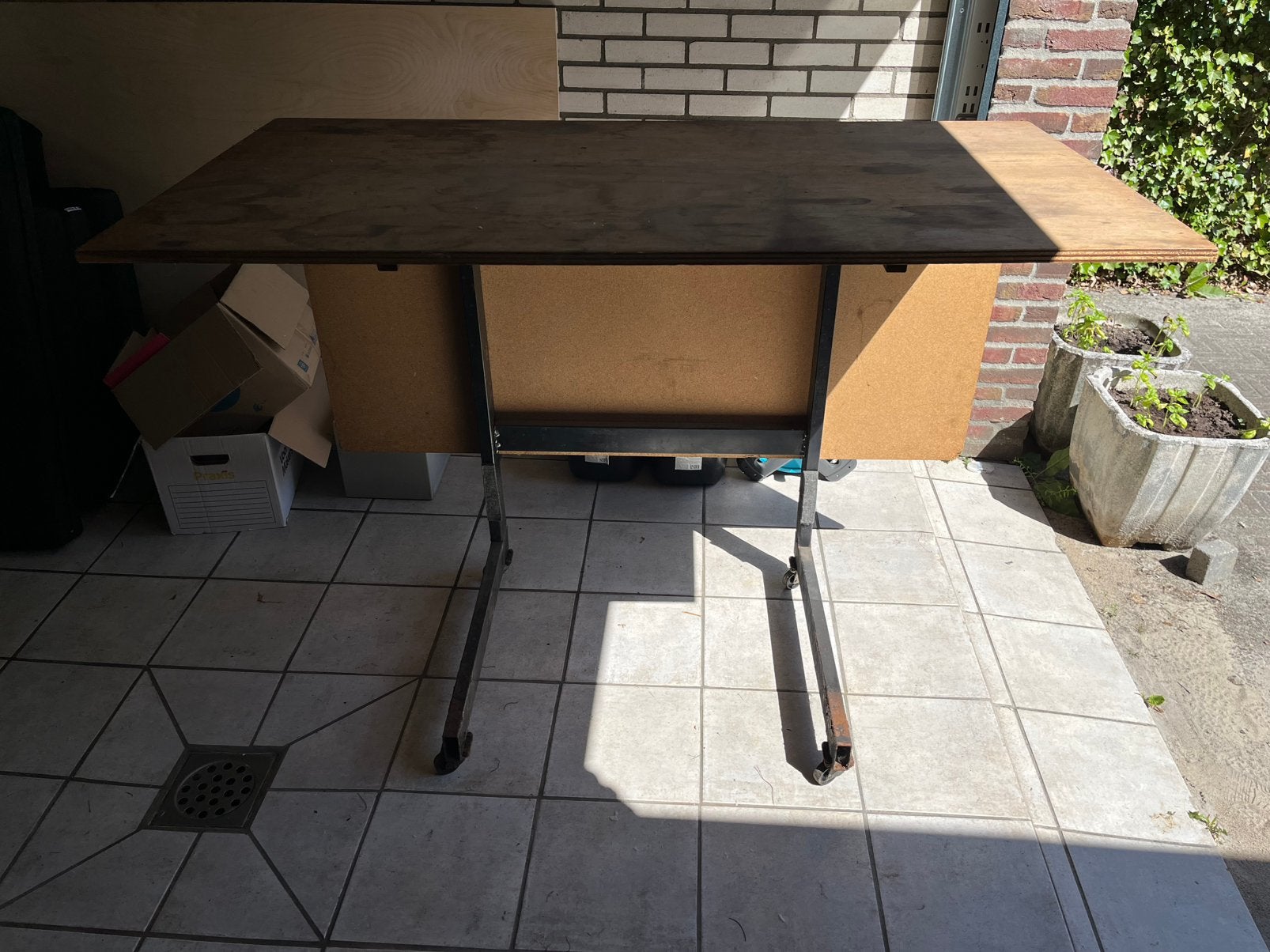 Werktafel / werkbank rolbaar, Huis en Inrichting, Ophalen, Gebruikt