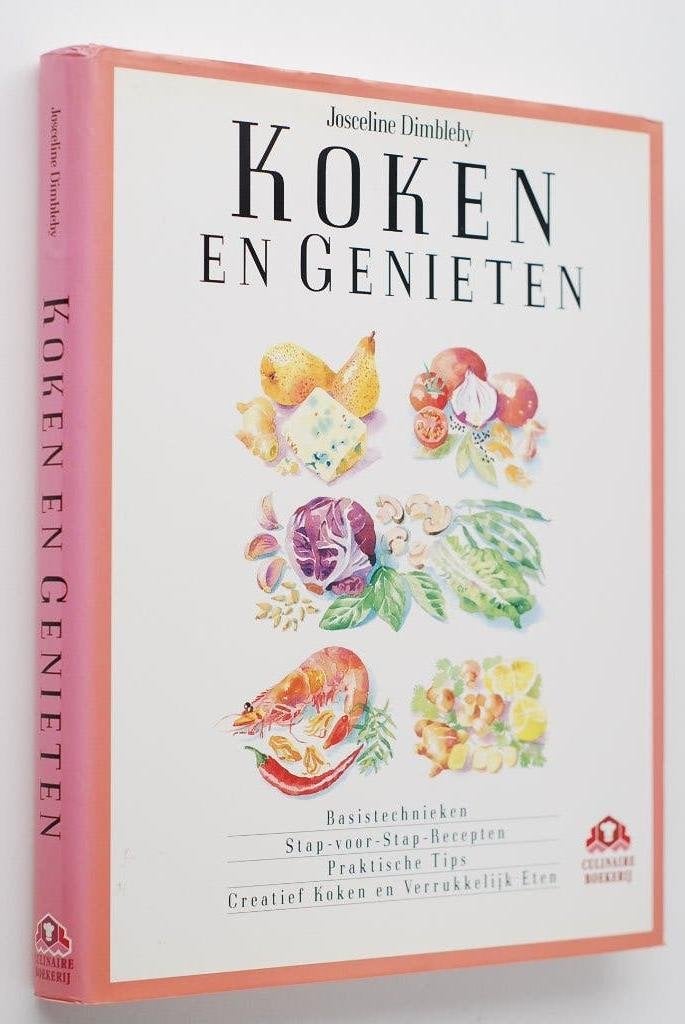 Koken en genieten - Hardcover kookboek jaren 90, Verzenden, Zo goed als nieuw, Nederland en België